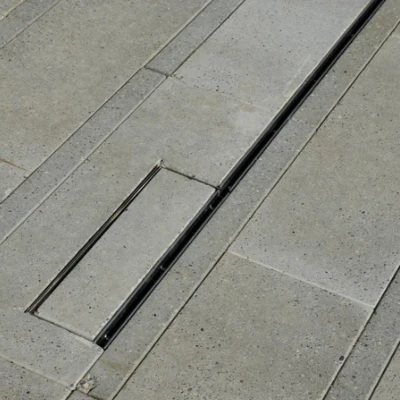 Slot Corten Steel Trench Grates for Driveways and Pedestrian Areas Slot Corten Steel Trench Grates for Driveways and Pedestrian Areas