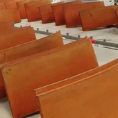 미리 방해 된 코튼 플레이트